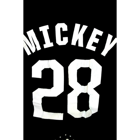 Mickey Mouse M28 Disney Neff Unisex Graphic T-Shirt Black Crew Neck Cotton Med - Picture 4 of 9